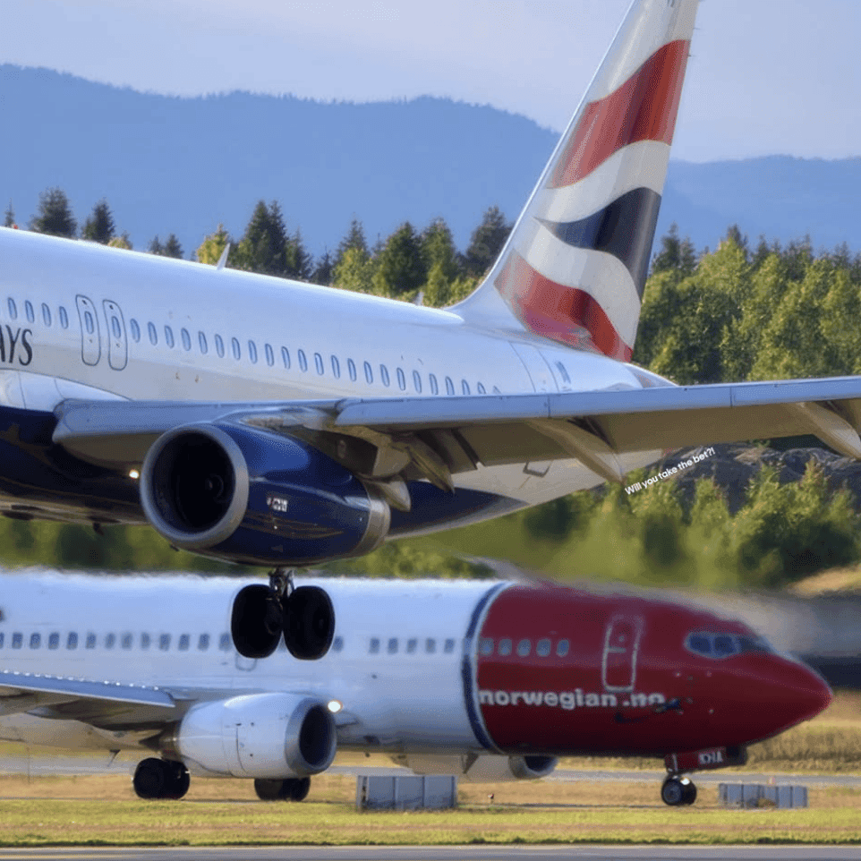 icon for Werden British oder Norwegian Airways Logos auf Instagram austauschen?