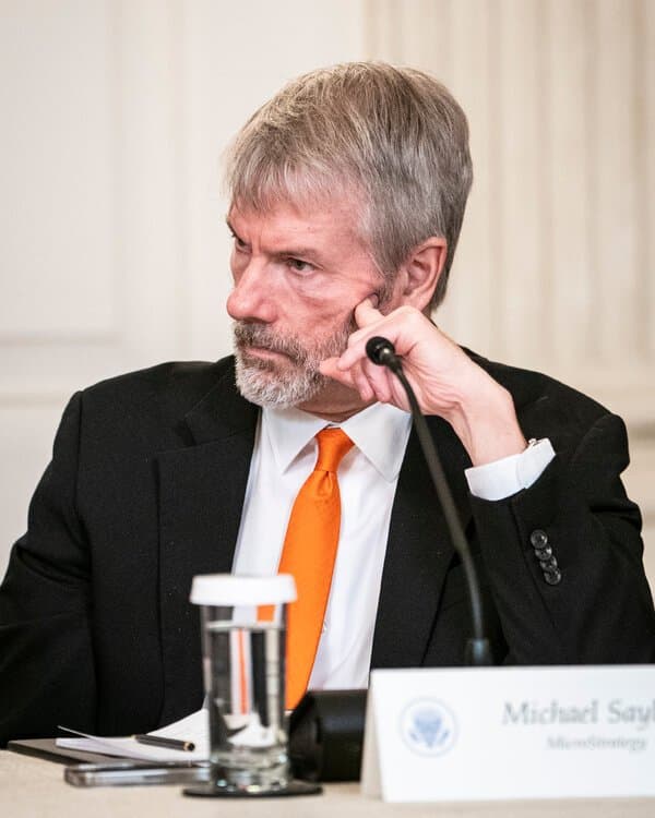 icon for Michael Saylor federally charged by December 31, 2026?