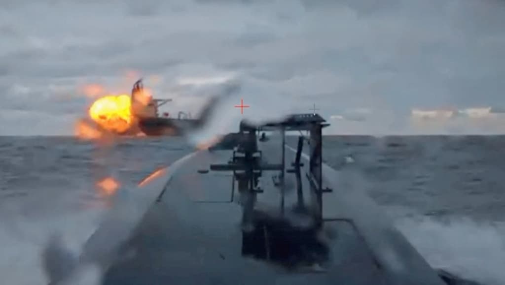 icon for Ukraine strikes another tanker in the Caspian Sea by August 31, 2026?