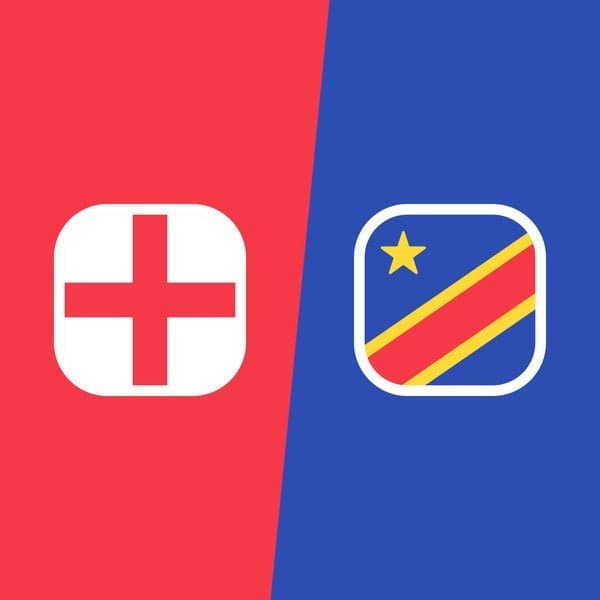 What will the announcers say during England vs DR Congo World Cup Match?