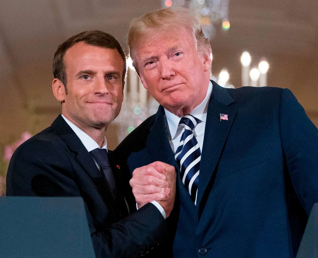 icon for What will Trump say during meeting with French President?