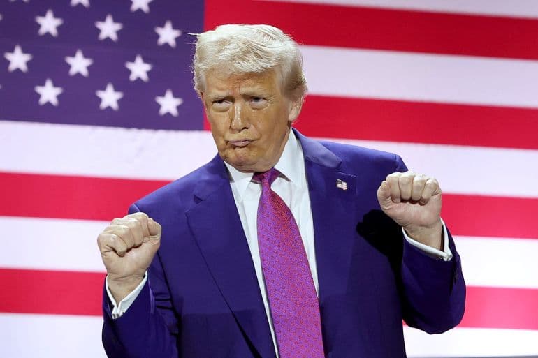 icon for Will Trump say "Joe" or "Biden" 3+ times during remarks in Georgia?